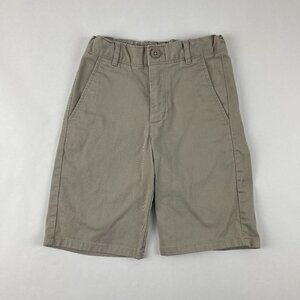 Nautica Boys School Uniform Shorts Khaki Adjustable Waist 8 Regular